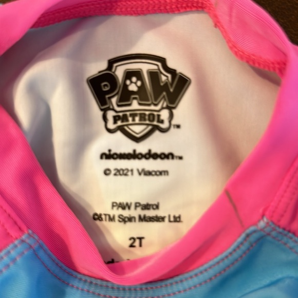 Paw Patrol 2T swim rash guard shirt NWT - Picture 5 of 5